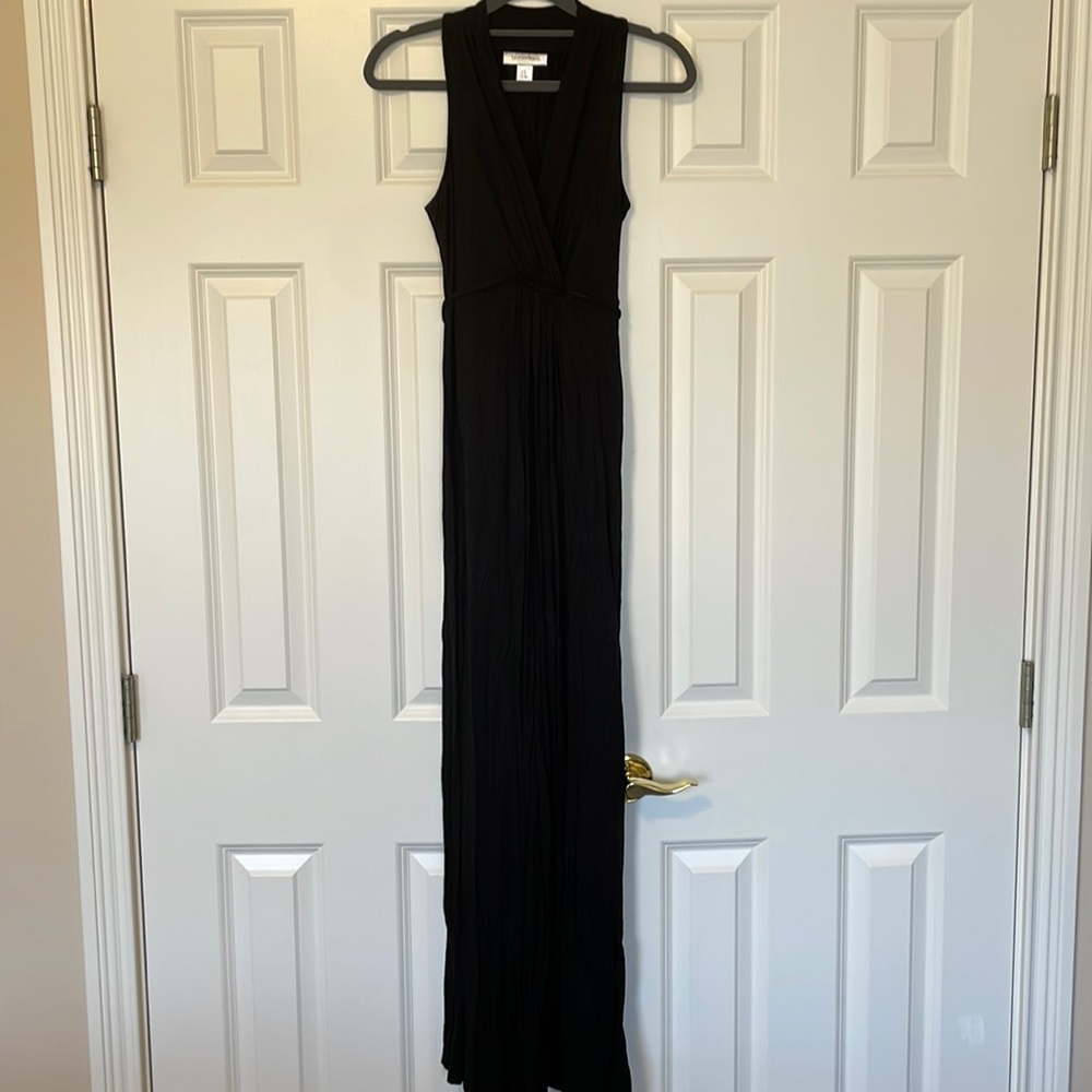 Motherhood Maternity maxi dress in black